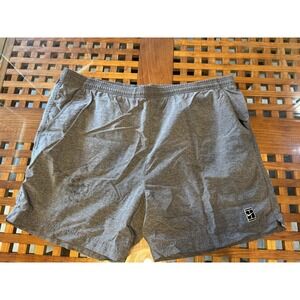 VTG 2001 NIKE‎ NYLON/POLYESTER UNLINED SHORTS GRAY Sz MEDIUM MD
